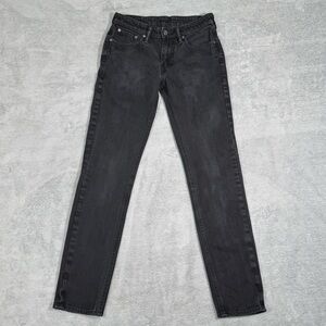 Levi’s 511 Slim Black Stretch Denim Jeans Mens 29x34 Tapered Modern Fit Casual